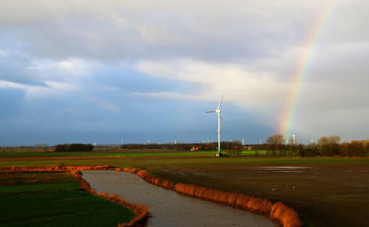 Fewo Schwarz Dornumersiel Esterno foto